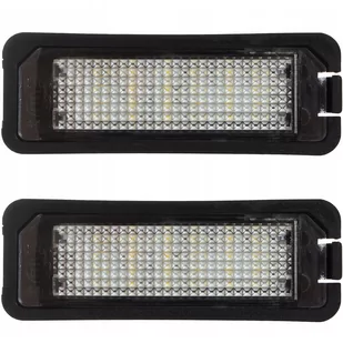 ZESTAW LAMPEK LED DO TABLICY REJESTRACYJNEJ, AUTOTUNE, DO VW, AMAROK, EOS, GOLF IV V VI VII, PASSAT B6 B7 CC, TOUAREG, POLO, PORSCHE, SEAT - Lampy tylne - miniaturka - grafika 1