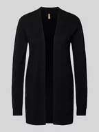 Swetry damskie - Kardigan z prążkowanymi wykończeniami model ‘DOLLIE’ - miniaturka - grafika 1