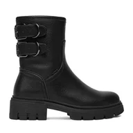 Botki damskie - Botki MEXX CEO-MI001711153W Czarny - miniaturka - grafika 1