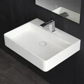 Umywalki - StoneArt Umywalka EAGO nablatowa z konglomeratu 60x46 - miniaturka - grafika 1