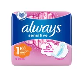 Podpaski - Always Sensitive Ultra Normal Plus Podpaski higieniczne 10 sztuk - miniaturka - grafika 1