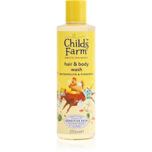 Childs Farm Hair & Body Wash emulsja do mycia ciała i włosów dla dzieci Watermelon & Pineapple 250 ml - Kosmetyki kąpielowe dla dzieci - miniaturka - grafika 1