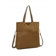 Torebki damskie - Torebka Damska LUIGISANTO Shopper Worek A4 Taupe - miniaturka - grafika 1