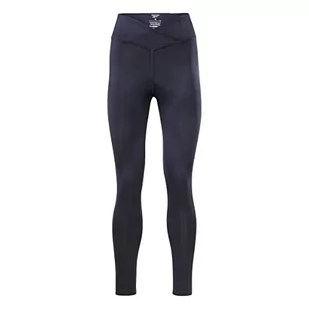 Reebok Damskie legginsy z wysokim stanem do treningu, Vector Navy, XL Krótki - Legginsy - miniaturka - grafika 1