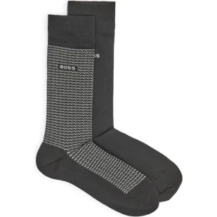 BOSS BLACK Skarpety 2-pack 2P RS Mini Geom CC - Skarpetki męskie - miniaturka - grafika 1