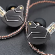 Słuchawki - KZ ZSN Pro X Iron Ring Headphone Wired Metal Earphones Upgrade In-Ear High Sound Quality with Microphone Universal Game - miniaturka - grafika 1