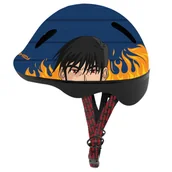 Kaski rowerowe - Spokey Kask Flamer rozmiar 49-56) Niebieski - miniaturka - grafika 1