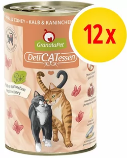 Zestaw GranataPet DeliCatessen, 12 x 400 g - Jagnięcina z indykiem - Mokra karma dla kotów - miniaturka - grafika 1