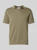 Koszulki męskie - Koszulka polo z dekoltem w serek model ‘MATTIS’ - miniaturka - grafika 1