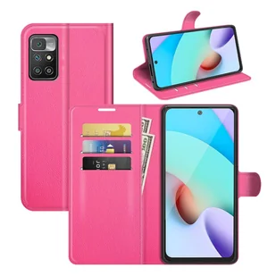 Pokrowiec König Design kompatybilny z etui na telefon komórkowy Xiaomi Redmi 10 ze skóry syntetycznej - Etui na telefon komórkowy różowe - Etui i futerały do telefonów - miniaturka - grafika 1