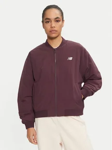 New Balance Kurtka bomber WJ43511 Brązowy Regular Fit - Kurtki damskie - miniaturka - grafika 1