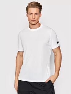Helly Hansen Koszulka techniczna Active Tech 48363 Biały Regular Fit - Koszulki sportowe męskie - miniaturka - grafika 1