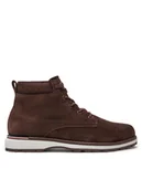 Botki męskie - Tommy Hilfiger Trzewiki Corporate FM0FM05147 Brązowy - miniaturka - grafika 1