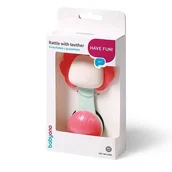 Gryzaki dla dzieci - BabyOno grzechotka z gryzakiem i dźwiękiem Lew 1590 - miniaturka - grafika 1