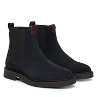 Botki męskie - Sztyblety Tommy Hilfiger Comfort Lwt FM0FM05592 Granatowy - miniaturka - grafika 1