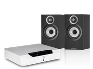 Zestawy stereo - Bluesound POWERNODE EDGE (biały) + 607 S3 (czarny) - miniaturka - grafika 1