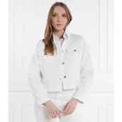 Kurtki damskie - Armani Exchange Kurtka jeansowa | Cropped Fit - miniaturka - grafika 1