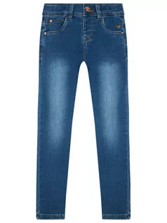 Spodnie i spodenki dla chłopców - Name it Jeansy 13188628 Niebieski Skinny Fit - grafika 1