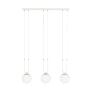 Emibig GLAM 3 WHITE/OPAL 1115/3 lampa wisząca szklane klosze GLAMOUR 1115/3 - Lampy sufitowe - miniaturka - grafika 2