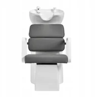 Myjki fryzjerskie - Gabbiano myjnia fryzjerska Porto biało Szary - miniaturka - grafika 1