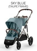 Wózki dziecięce - CYBEX GAZELLE S Sky Blue (Taupe Frame) - miniaturka - grafika 1