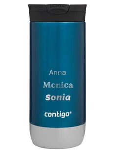 Kubek termiczny z grawerem Contigo Huron 2.0 470ml - Niebieski - Kubki termiczne - miniaturka - grafika 1
