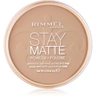 Pudry do twarzy - Rimmel London London Stay Matte puder 14 g dla kobiet 010 Warm Honey - miniaturka - grafika 1