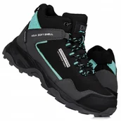 Buty trekkingowe damskie - Buty damskie, sportowe Dk Sauron High 1029 Blk Mint D Wodoodporne - miniaturka - grafika 1