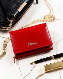 Zestaw prezentowy: pojemny portfel damski i brelok ze skóry naturalnej — Peterson - Breloki - miniaturka - grafika 2