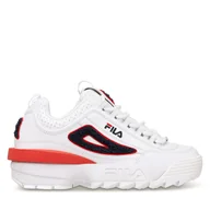 Sneakersy damskie - Sneakersy Fila Disruptor Patch Wmn FFW0356.13037 Biały - miniaturka - grafika 1