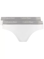 Majtki damskie - Calvin Klein Underwear Komplet 2 par fig klasycznych 000QD3584E Biały - miniaturka - grafika 1