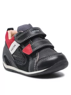 Buty dla dziewczynek - Geox Sneakersy B Eacg B. B B160BB 0CL22 C0048 Czarny - grafika 1