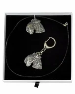 Breloki - Lakeland Terrier Naszyjnik i Brelok w pudełku - miniaturka - grafika 1