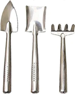 Zestaw 3 mini narzędzi ręcznych do ogrodu ze stali nierdzewnej, łopata, kielnia, grabki, gadżet do roślin doniczkowych, zestaw narzędzi ogrodniczych.. - Pozostałe narzędzia ogrodowe Zestaw 3 mini narzędzi ręcznych do ogrodu ze stali nierdzewnej, łopata, kielnia, grabki, gadżet do roślin doniczkowych, zestaw narzędzi ogrodniczych.. - Pozostałe narzędzia ogrodowe - miniaturka - grafika 1