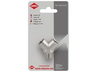 Akcesoria pneumatyczne - Trójnik Y 1/4" 1x GZ 2x GW - AIRPRESS 4337611 - miniaturka - grafika 1