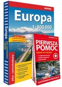 Atlasy i mapy - Europa Atlas Samochodowy 1800 000 Pierwsza Pomoc 20262027 - książka - miniaturka - grafika 1