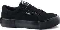 Trampki damskie - Lee Cooper Lee Cooper LCW-22-31-0885L Czarne 40 - miniaturka - grafika 1