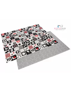 Bocioland Mata składana dwustronna kontrastowa 150/200 Plaster miodu - Maty edukacyjne - miniaturka - grafika 1