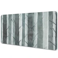 Podkładki na biurko - Mata ochronna z nadrukiem Wzór paski 3D 90x45 cm - miniaturka - grafika 1