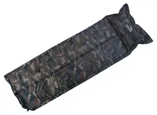 Cattara Samopompująca mata 183x58x2,5cm z poduszką NAVY - Karimaty - miniaturka - grafika 1