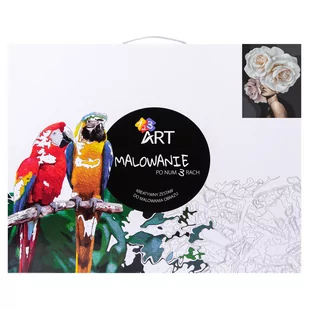 Epiphone, Zestaw do malowania po numerach Kobieta Kwiat, 40x50 cm - Malowanie po numerach - miniaturka - grafika 1