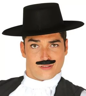 Kapelusz Zorro, czarny - Dodatki do strojów karnawałowych - miniaturka - grafika 1
