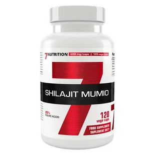 7Nutrition Shilajit Mumio 120vegcaps - Witaminy i minerały dla sportowców - miniaturka - grafika 1