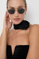 Okulary przeciwsłoneczne - Burberry okulary przeciwsłoneczne męskie kolor szary - miniaturka - grafika 1