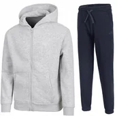 Dresy męskie - 4F OCIEPLANY DZIEWCZÄCY DRES KOMPLET BLUZA SPODNIE / rozm 146 - miniaturka - grafika 1