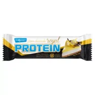 Batony proteinowe - Maxsport Baton proteinowy o smaku sernika cytrynowego w białej polewie bezglutenowy 60 g - miniaturka - grafika 1