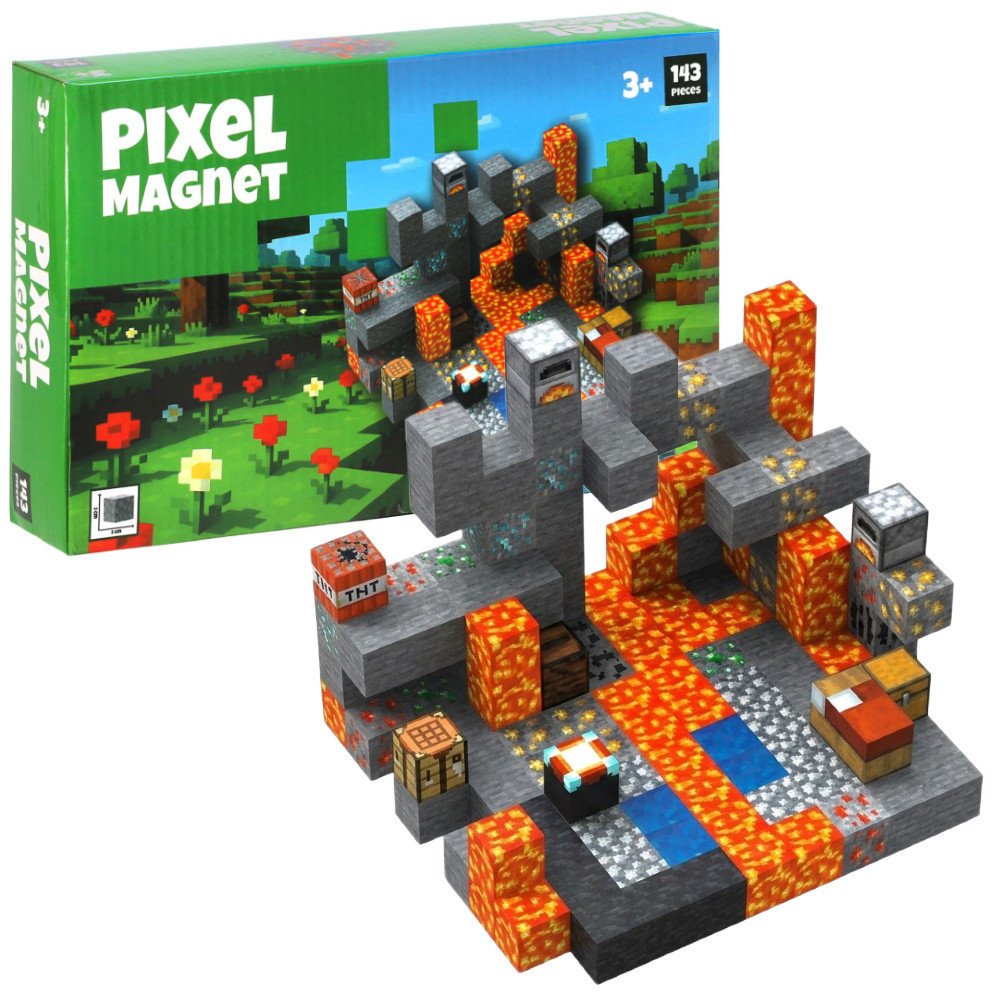 Pixel Magnetic Zestaw Klocki Magnetyczne 143 el. 55488