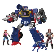 Figurki dla dzieci - Zestaw Transformers x G.I. Joe Mash-Up - Decepticon Soundwave Dreadnok Thunder Machine with Zarana i Zartan - miniaturka - grafika 1