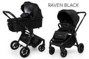 Wózki dziecięce - Muuvo QUICK 2W1 Raven Black - miniaturka - grafika 1