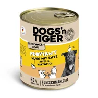 Mokra karma dla psów - Dogs'n Tiger smakowite menu, 6 x 800 g - Kurczak z kaczką, jabłkami i ziemniakami - miniaturka - grafika 1